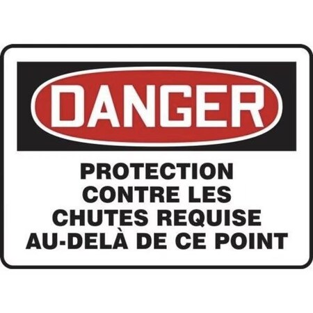 Accuform OSHA DANGER FALL PROTECTION SIGN FRMFPR104XL FRMFPR104XL